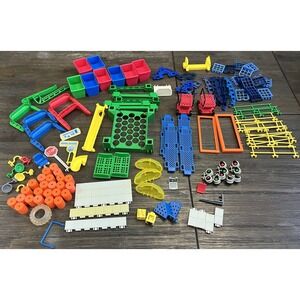 Lot Of Rokenbok Building Parts Accessories Over 120 Pieces Assorted Replacement